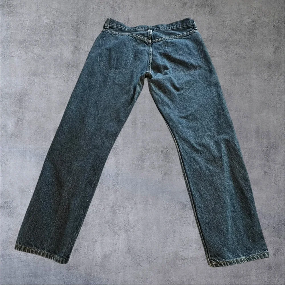 Vintage Unique Minimalist Levi's 505 Regular Fit Jeans Men's 32x28‎ Blank Pocket